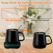 1Pc Electric Coffee Mug Warmer For Desk Auto Shut Off USB Tea Milk Beverage Cup Heater Heating Plate For Office Home 3 Temperature Setting