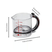 4-In-1 Adjustable Measuring Cup Multi-Functional Measuring Cup With Scraper-Style Seal Base Measurings Cube Cups For Cooking