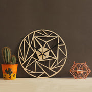 The geometric pattern wall clock