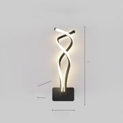 nordic minimalist bedroom bed wall lamp