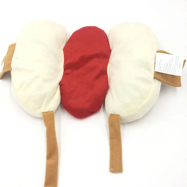 HOTDOG Halloween Costume, Hot Dog Shaped  Adjustable Clothes Pet Apparel Dressing up Party Costume