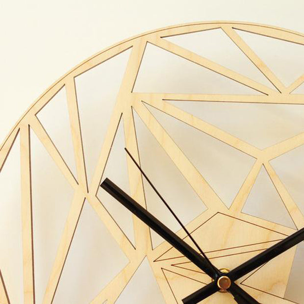 The geometric pattern wall clock