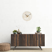 The geometric pattern wall clock