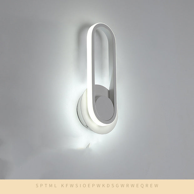 Nordic Style Creative Aluminum Note Wall Lamp