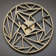 The geometric pattern wall clock