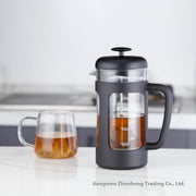 Glass French Press Hand Pouring Coffee Pot Coffee Brewing Filter Appliance Tea Infuser Suit