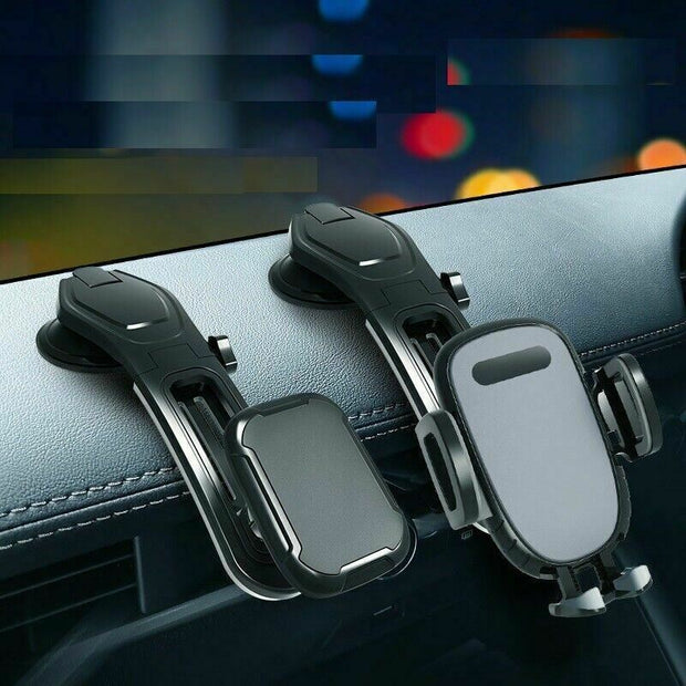 360 Rotatable Phone Mount Holder Car Dashboard Gravity Adjustable GPS Stand Rotating Car Phone Holder Universal Dashboard Mount Car Holder GPS Accessories