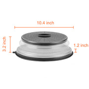 2PCS Microwave Splatter Covers 10.4Collapsible Microwave Food Lid