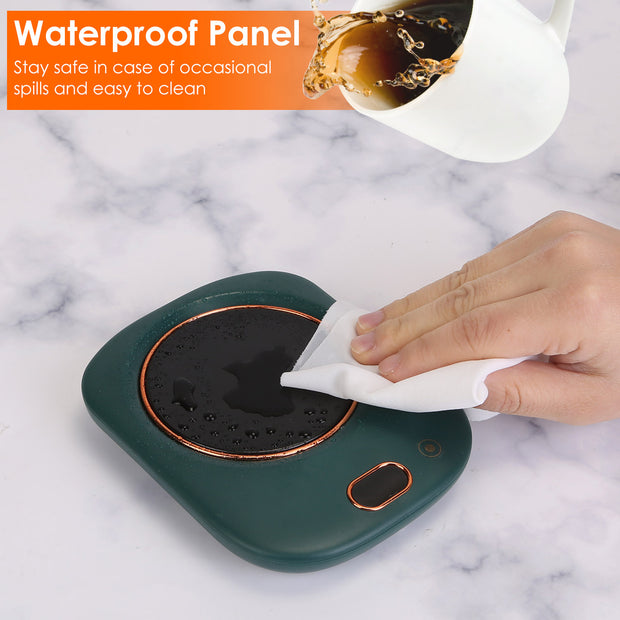 1Pc Electric Coffee Mug Warmer For Desk Auto Shut Off USB Tea Milk Beverage Cup Heater Heating Plate For Office Home 3 Temperature Setting