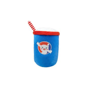 4-in-1 Fast Food Bucket Dog Cat Toy Set, Squeaky Plush Bucket, Fries, Soda & Burger, Chew Toys Pets