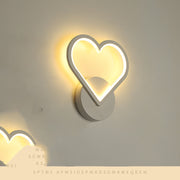 Nordic Style Creative Aluminum Note Wall Lamp