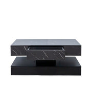6.93IN High LED Modern Coffee Table For Living Room