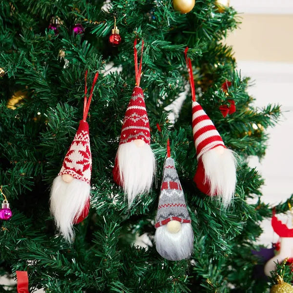 8 Packs Christmas Gnomes Ornaments