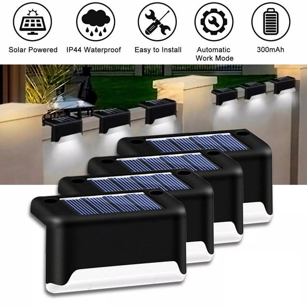 4 Solar LED Bright Outdoor Garden Light