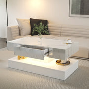 6.93IN High LED Modern Coffee Table For Living Room