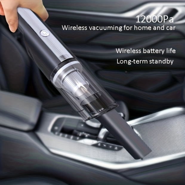Wireless Red Car Vacuum Cleaner