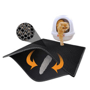 Kitty Cat Litterbox Mat Trapping Honeycomb