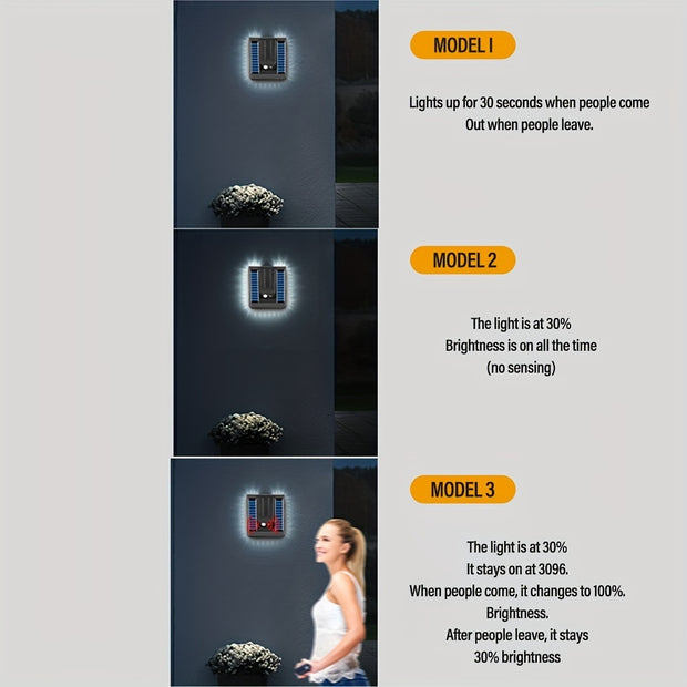 Solar Motion Sensor Outdoor Sconce Lights,LED Waterproof Dusk To Dawn Solar Patio Light,Wireless Modern Wall Mount Gadget Lamp Black For Porch Patio Garage House