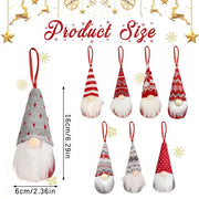 8 Packs Christmas Gnomes Ornaments