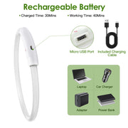 USB Rechargeable LED Dog Collar For Night Walking