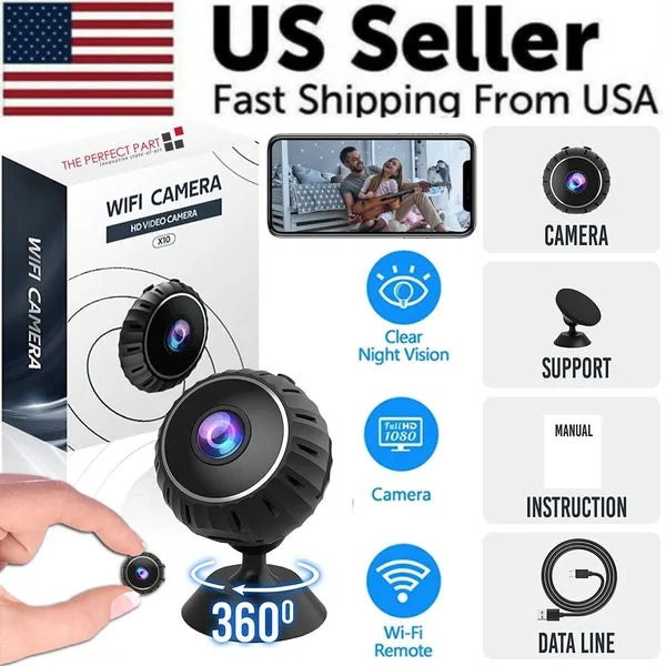 Mini Hidden Spy Wireless Nanny Camera