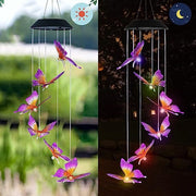 BEAUTIFUL Solar Butterfly Wind Chime Light