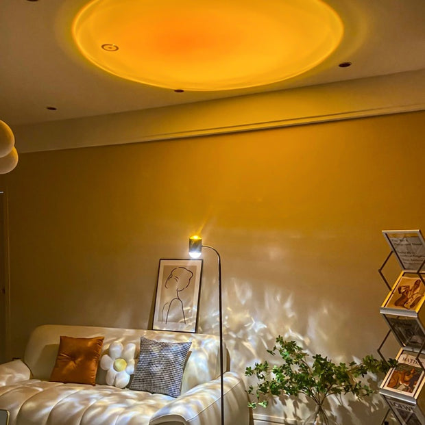 Dual Head Floor Lamp Aurora Projector Lights