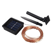 Set Of 2 Solar Fairy String Lights 20M 200 LED Copper Wire Outdoor Garden Decor